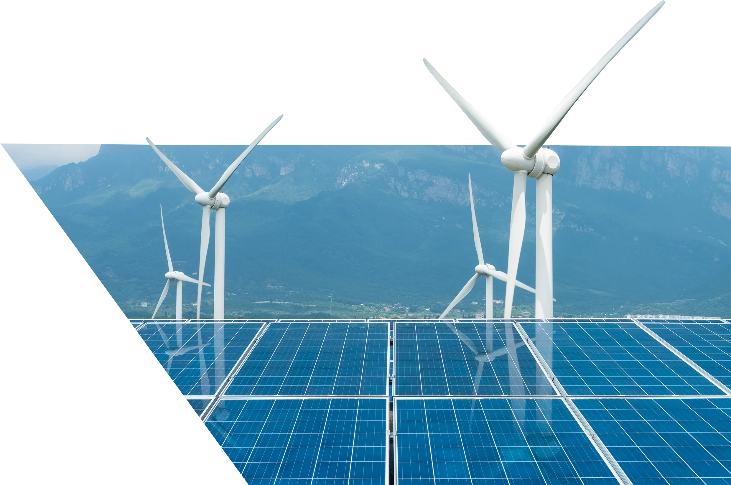 solar panel and wind mill